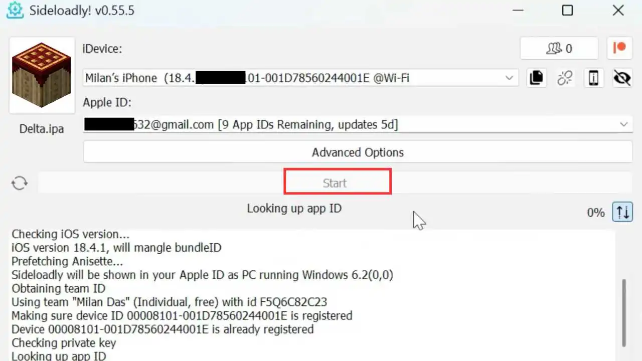 Install PojavLauncher Using Sideloadly